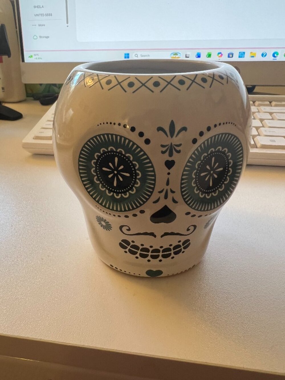 Day of the Dead Planter/Pen Holder/Candel etc.